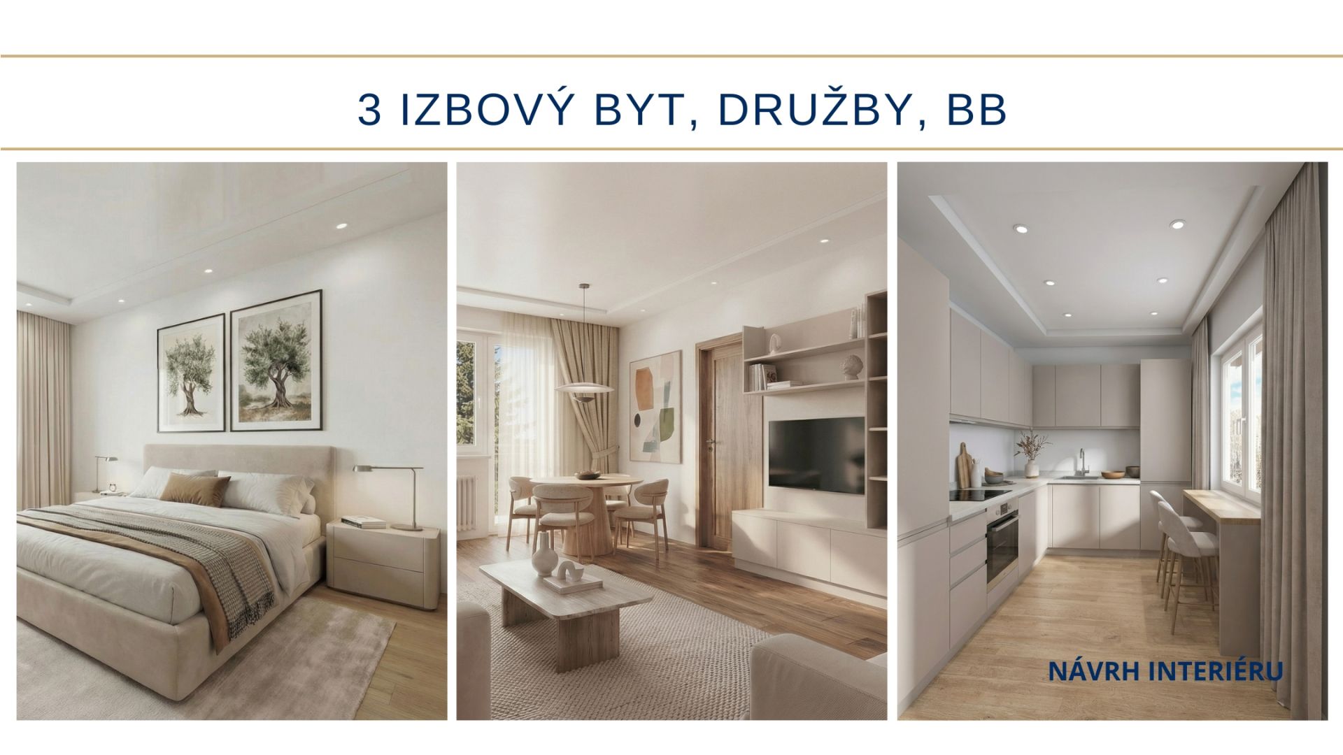 SLNEČNÝ 3 IZBOVÝ BYT V PÔVODNOM STAVE, DRUŽBY, BB